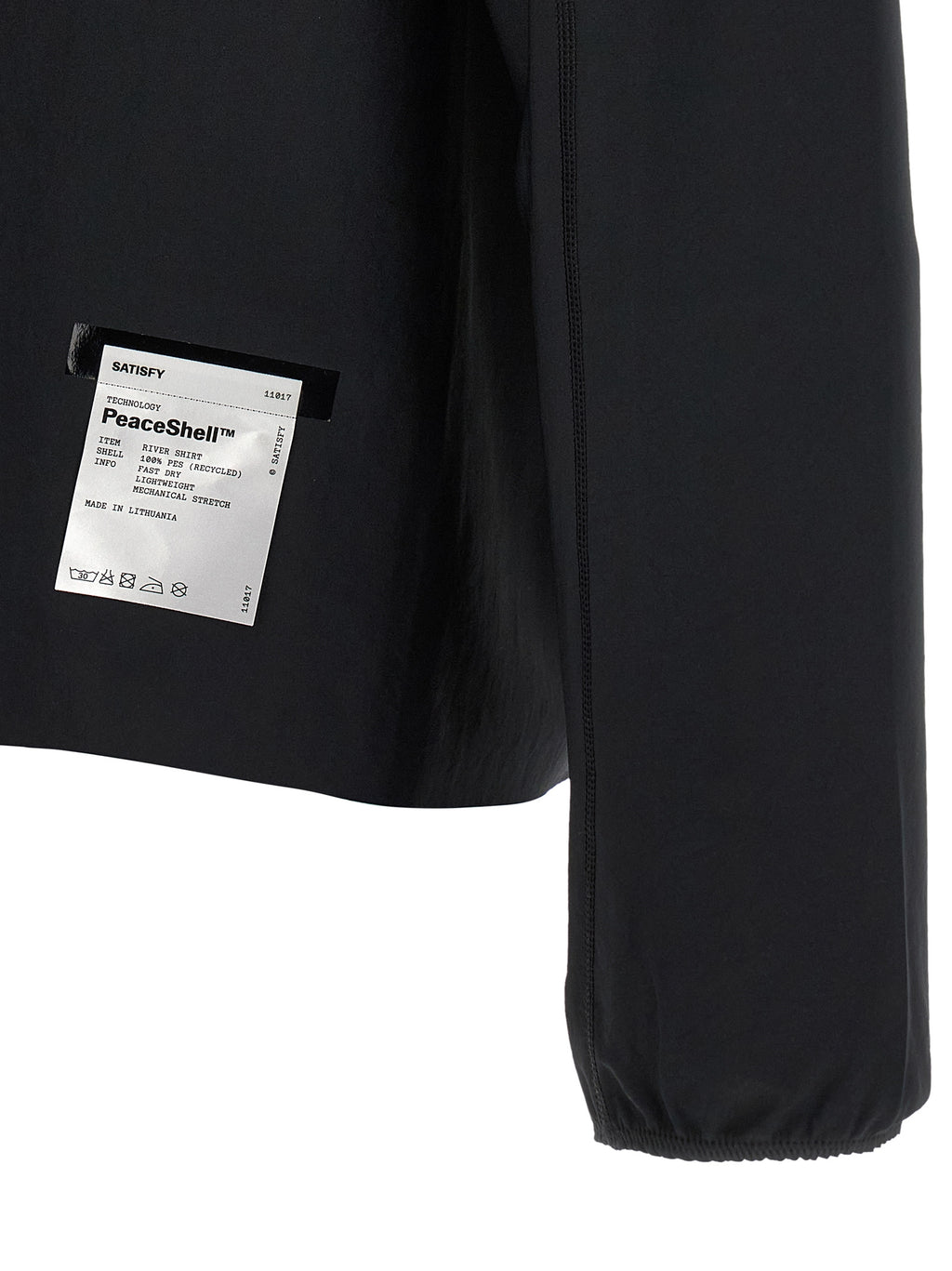 SATISFY Black Polyester Blouse