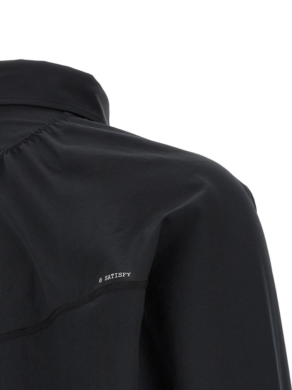 SATISFY Black Polyester Blouse
