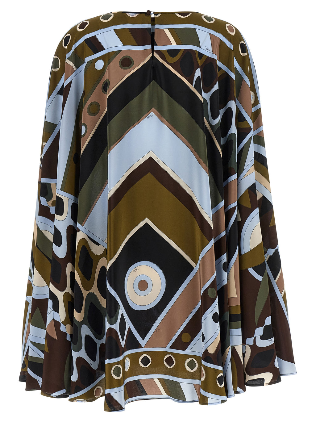 Emilio Pucci Multicolor Silk Short Dress