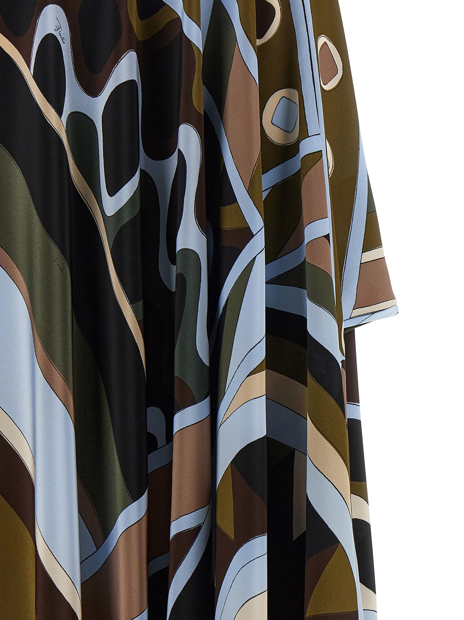 Emilio Pucci Multicolor Silk Short Dress