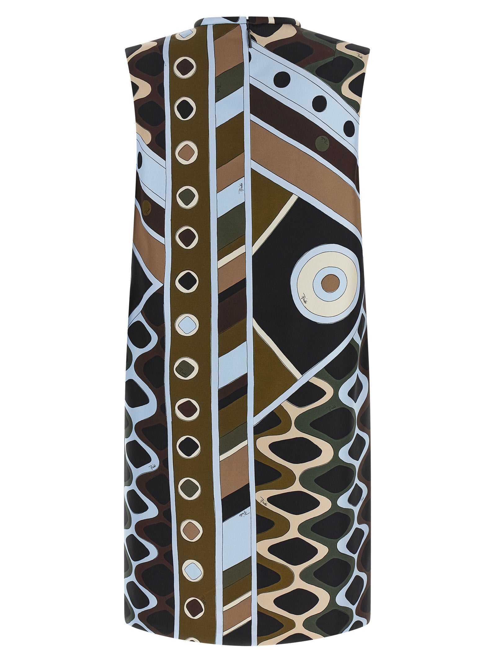 Emilio Pucci Multicolor Silk Short Dress