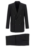 Tom Ford Black Wool Two-Piece Suit