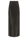 CO Black Lamb Leather Mini Skirt