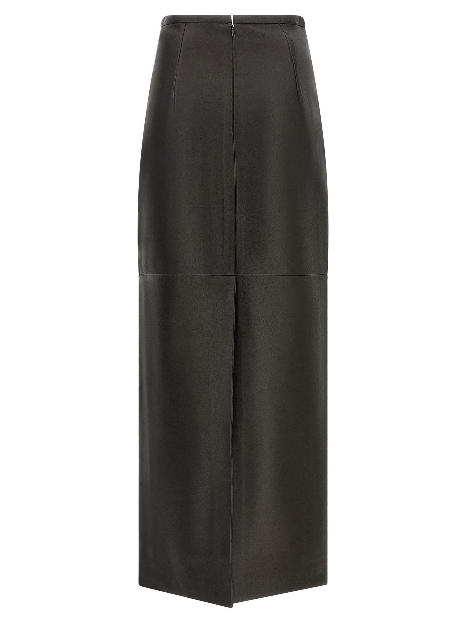 CO Black Lamb Leather Mini Skirt