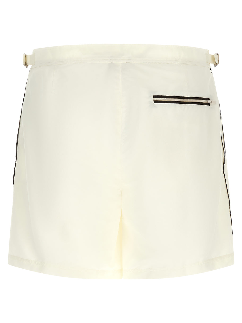 Brunello Cucinelli Beige Polyester Swim Shorts