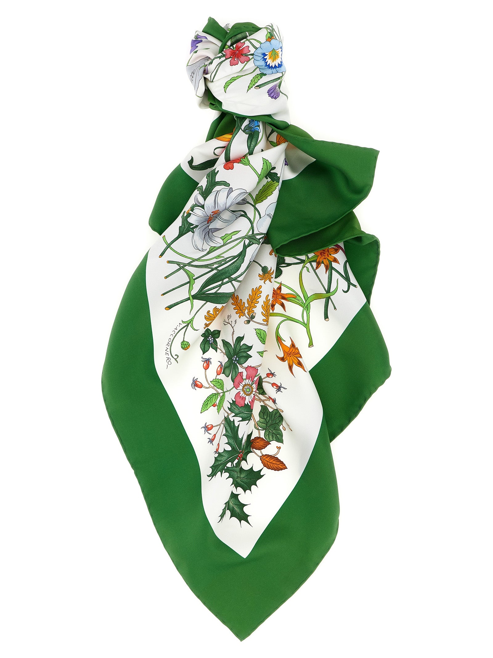 Gucci Bicolor Silk Foulard