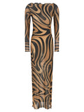 Emilio Pucci Multicolor Polyamide Long Dress
