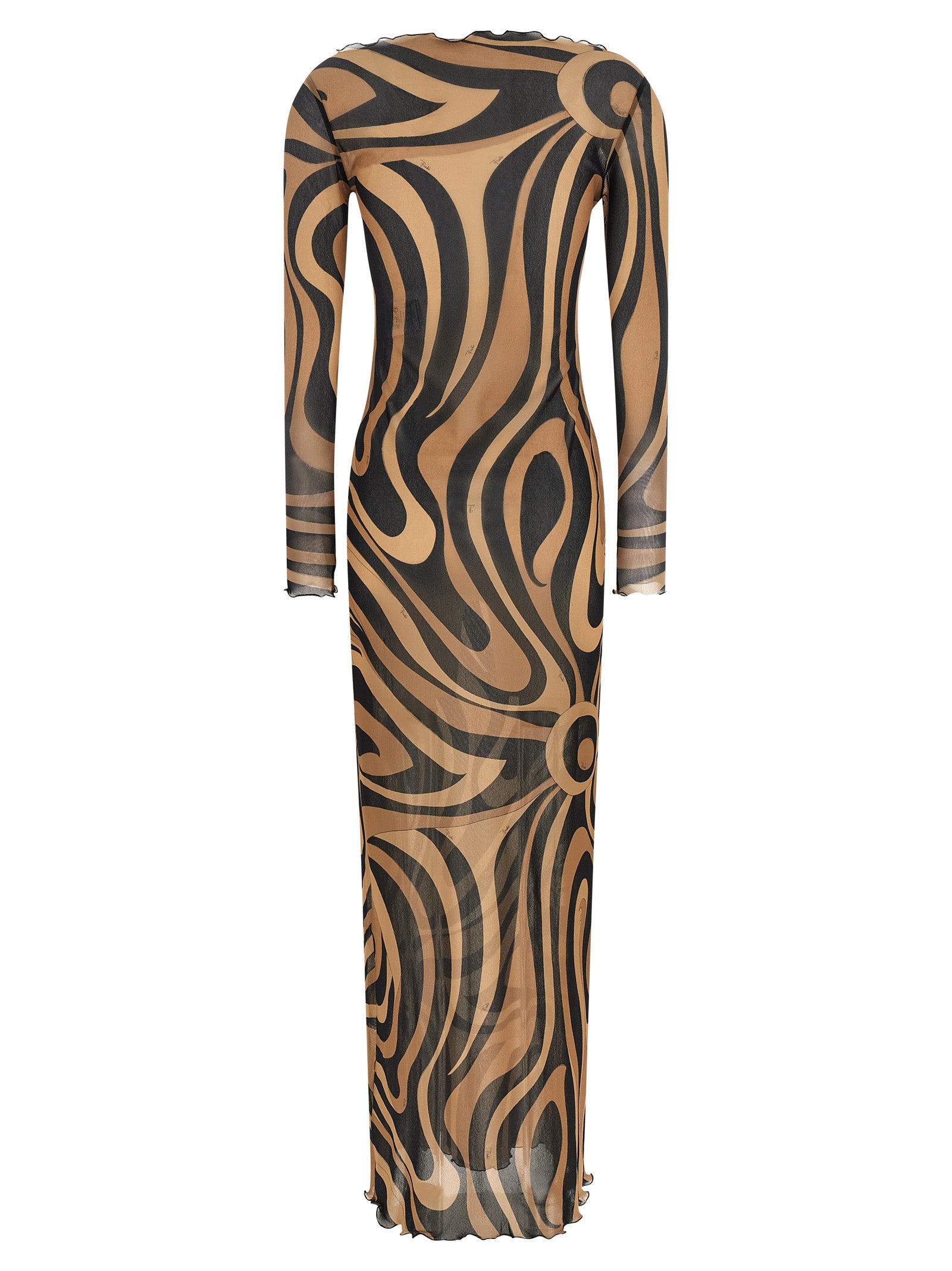 Emilio Pucci Multicolor Polyamide Long Dress