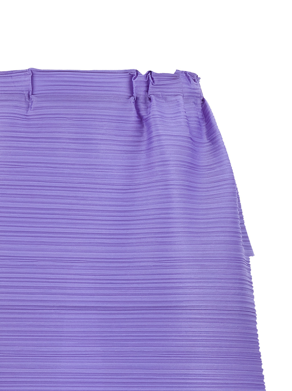 PLEATS PLEASE ISSEY MIYAKE Purple Polyester Midi Skirt