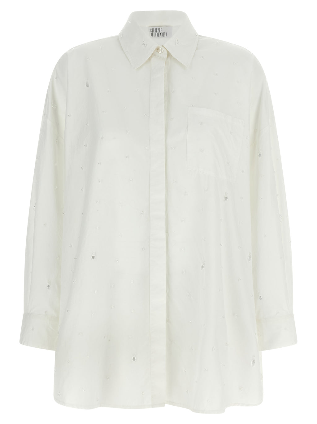 Giuseppe Di Morabito White Cotton Blouse