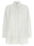 Giuseppe Di Morabito White Cotton Blouse
