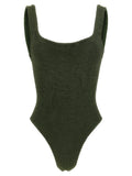 Hunza G Bicolor Polyamide One-Piece Swimsuit