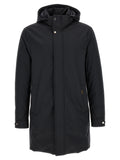 MooRER Blue Wool Parka