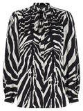 Dolce & Gabbana Bicolor Silk Blouse