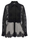 Dolce & Gabbana Black Silk Blouse