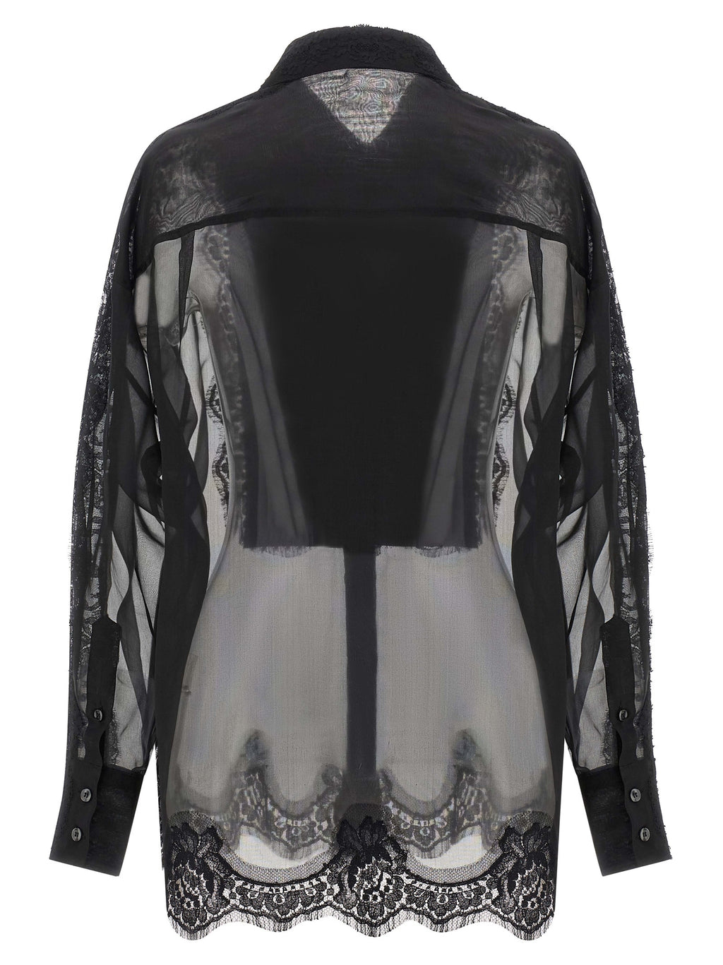 Dolce & Gabbana Black Silk Blouse