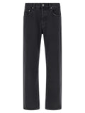 Golden Goose Black Cotton Straight-Leg Jeans