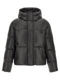 MM6 Maison Margiela Black Polyester Full-Length Jacket