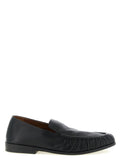 Marsell Black Calfskin Slip-On Loafers
