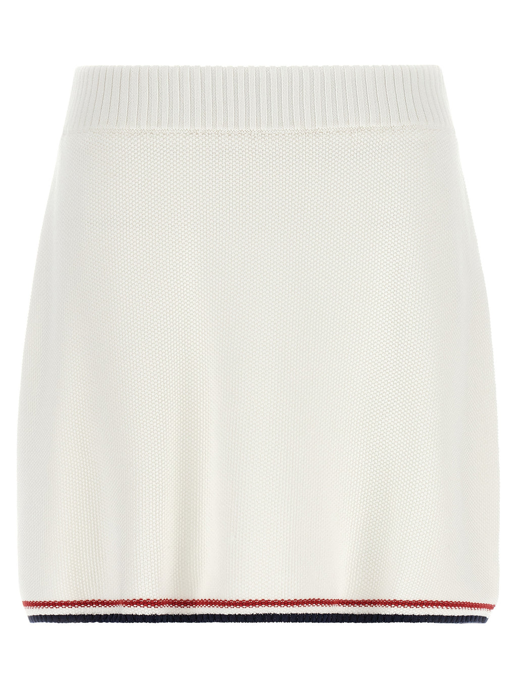 Brunello Cucinelli White Cotton Long Skirt