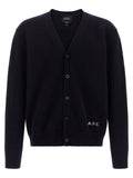 A.P.C. Blue Wool Cardigan