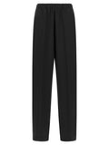 Fabiana Filippi Black Virgin Wool Casual Pants