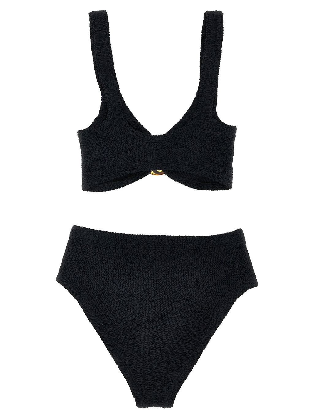Hunza G Black Nylon Bikini