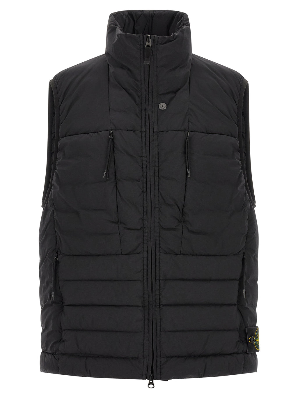Stone Island Black Polyamide Sleeveless Jacket