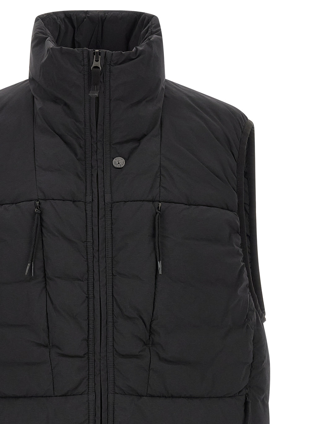 Stone Island Black Polyamide Sleeveless Jacket
