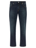 Department 5 Blue Cotton Cropped Jeans