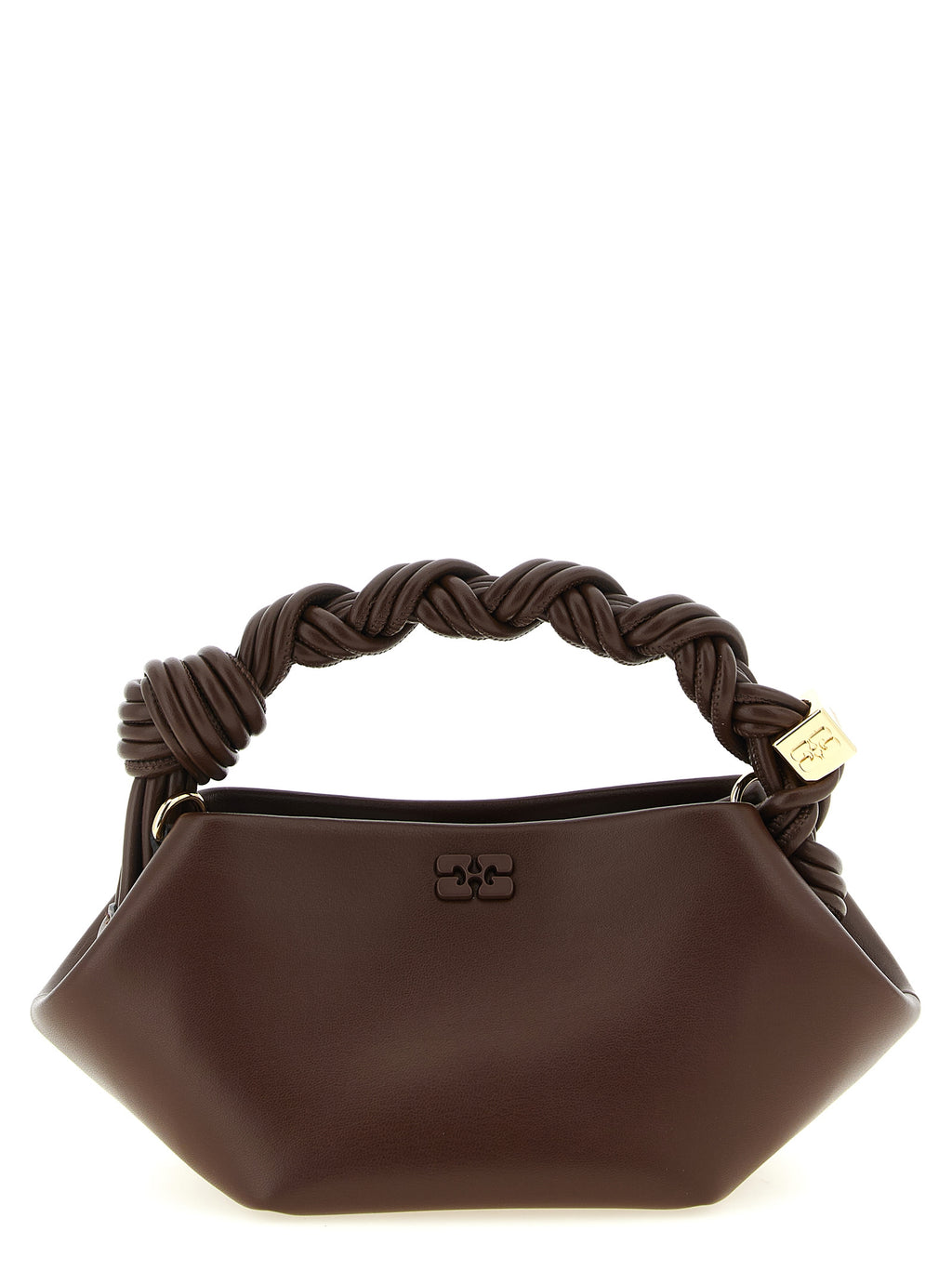 Ganni Brown Leather Handbag