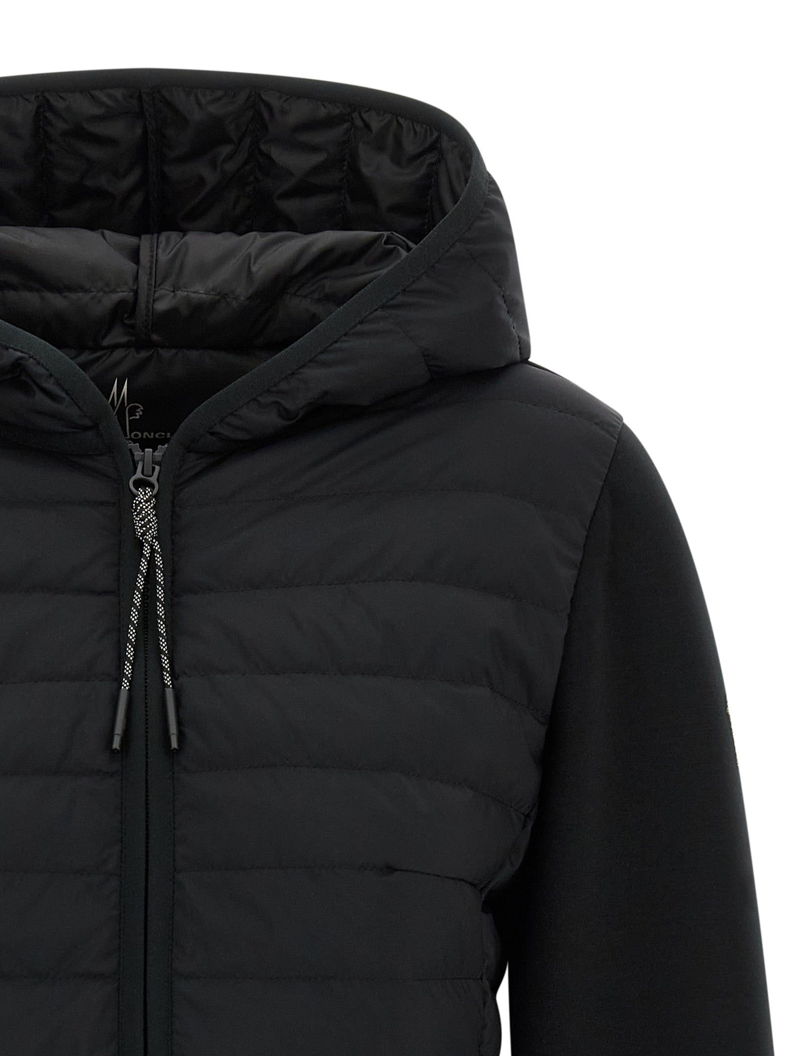 Moncler Grenoble Black Polyamide Full-Length Jacket