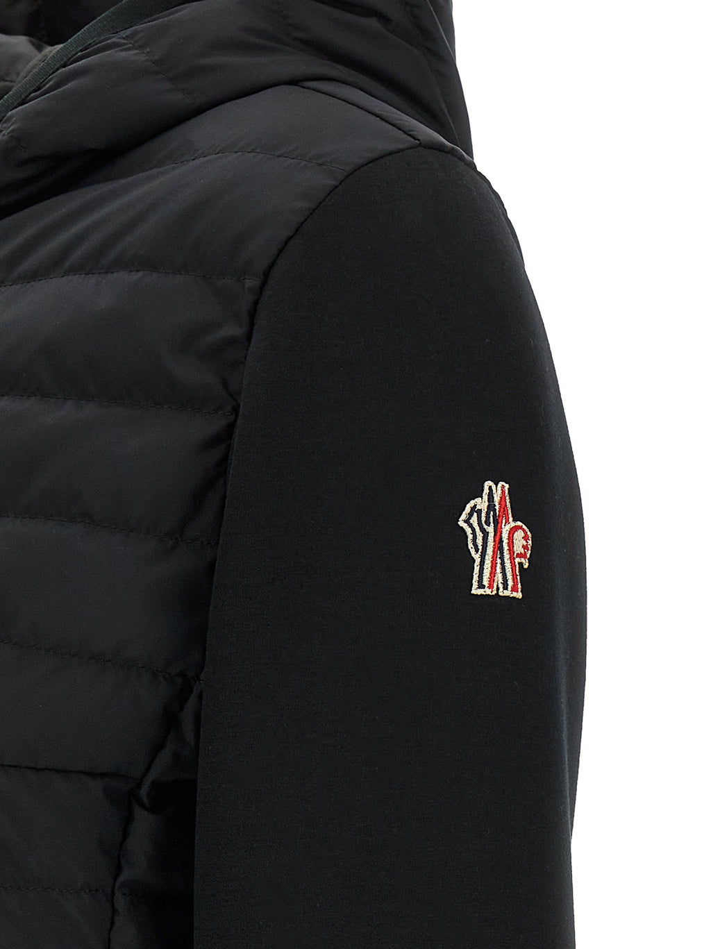 Moncler Grenoble Black Polyamide Full-Length Jacket