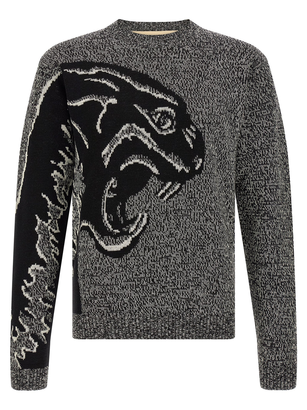 Valentino Garavani Bicolor Virgin Wool Cardigan