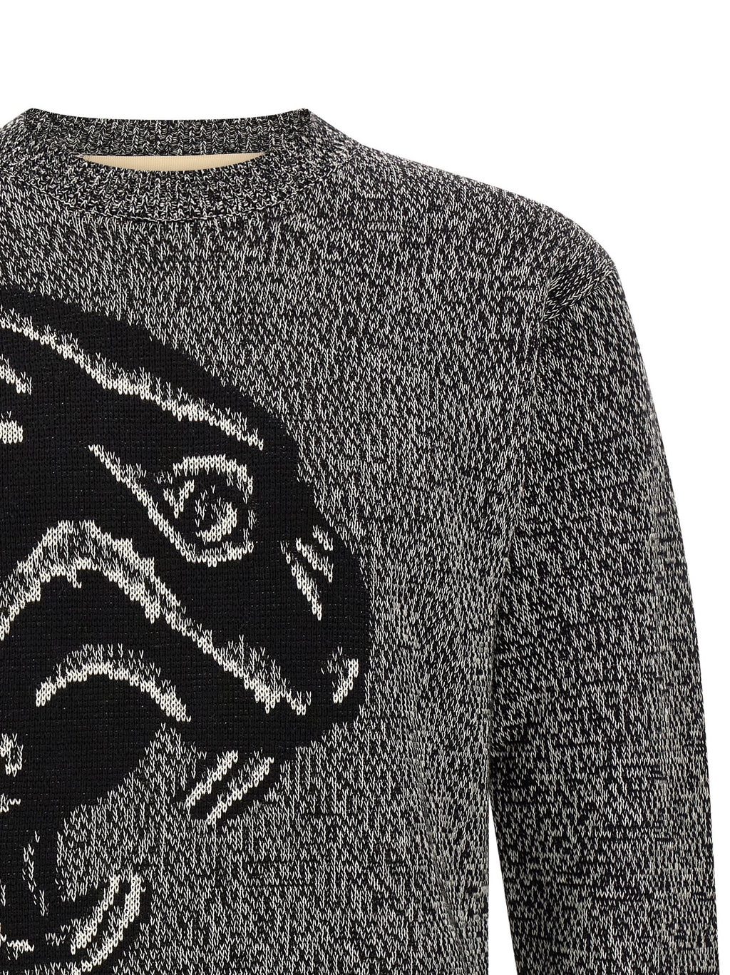Valentino Garavani Bicolor Virgin Wool Cardigan