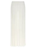 ANTONINO VALENTI White Viscose Mini Skirt