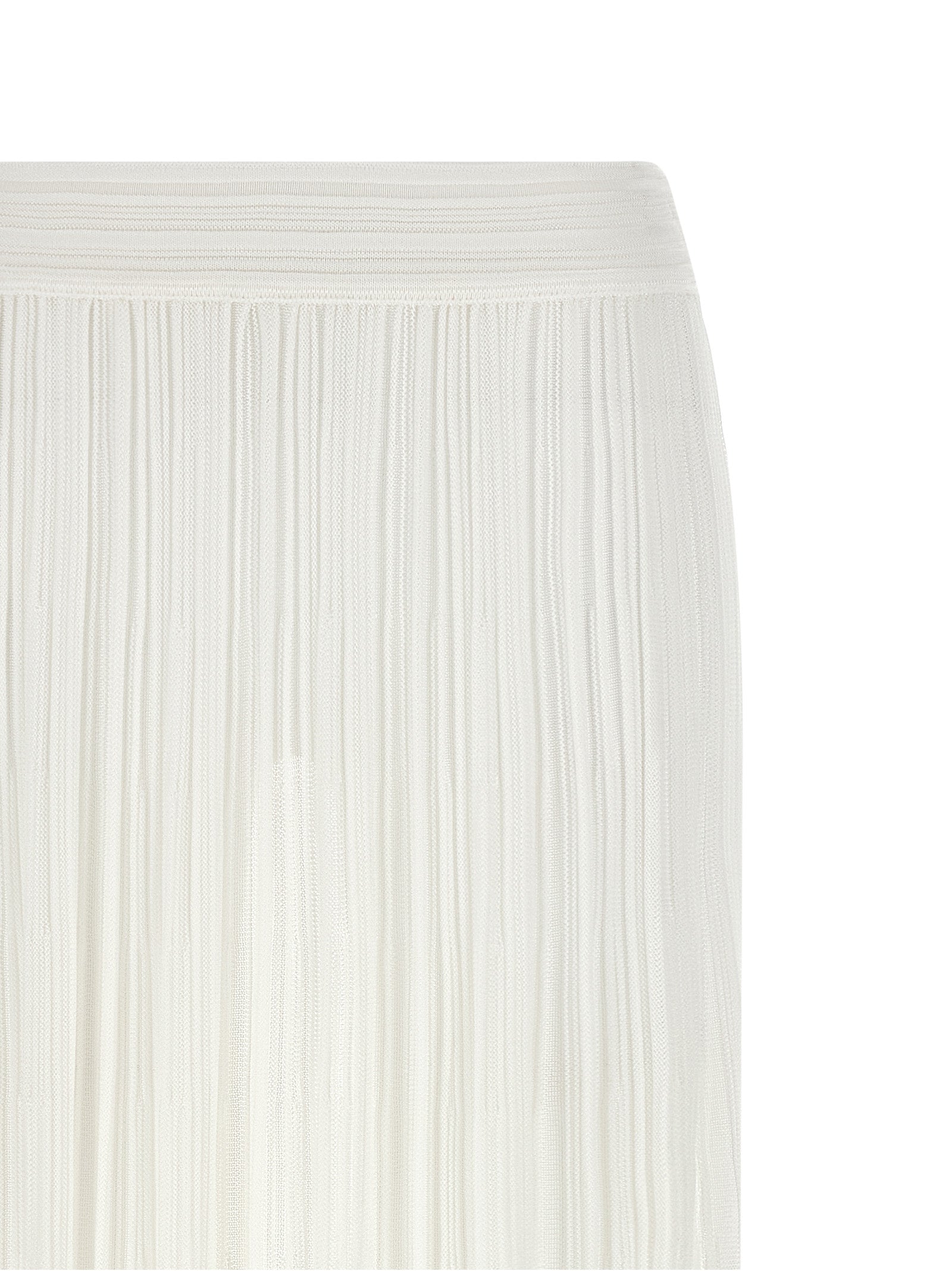 ANTONINO VALENTI White Viscose Mini Skirt