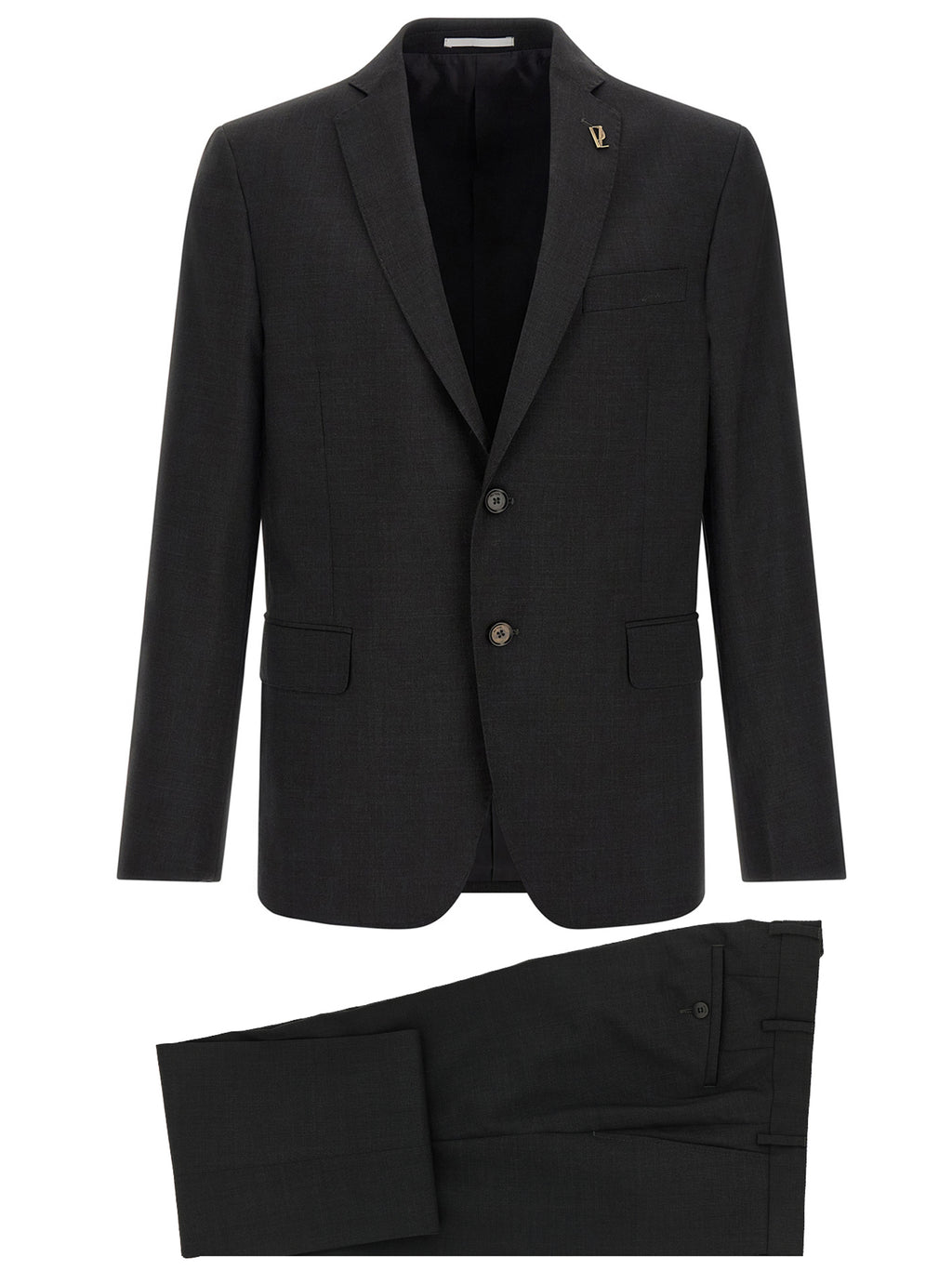 Pal Zileri Gray Wool Two-Piece Suit