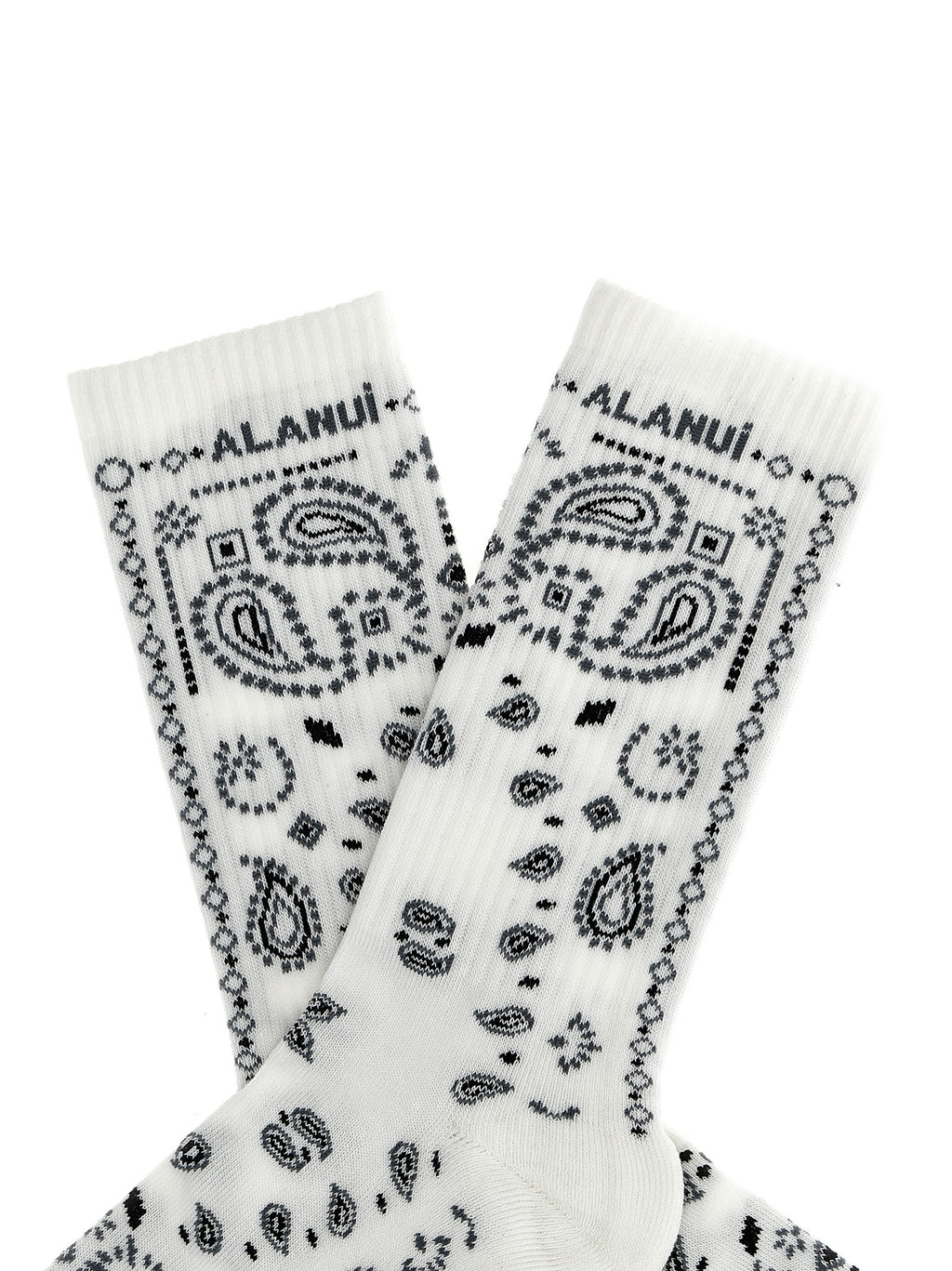 Alanui Bicolor Cotton Socks
