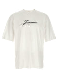 Jacquemus White Cotton T-Shirt