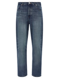 A.P.C. Blue Cotton Straight-Leg Jeans