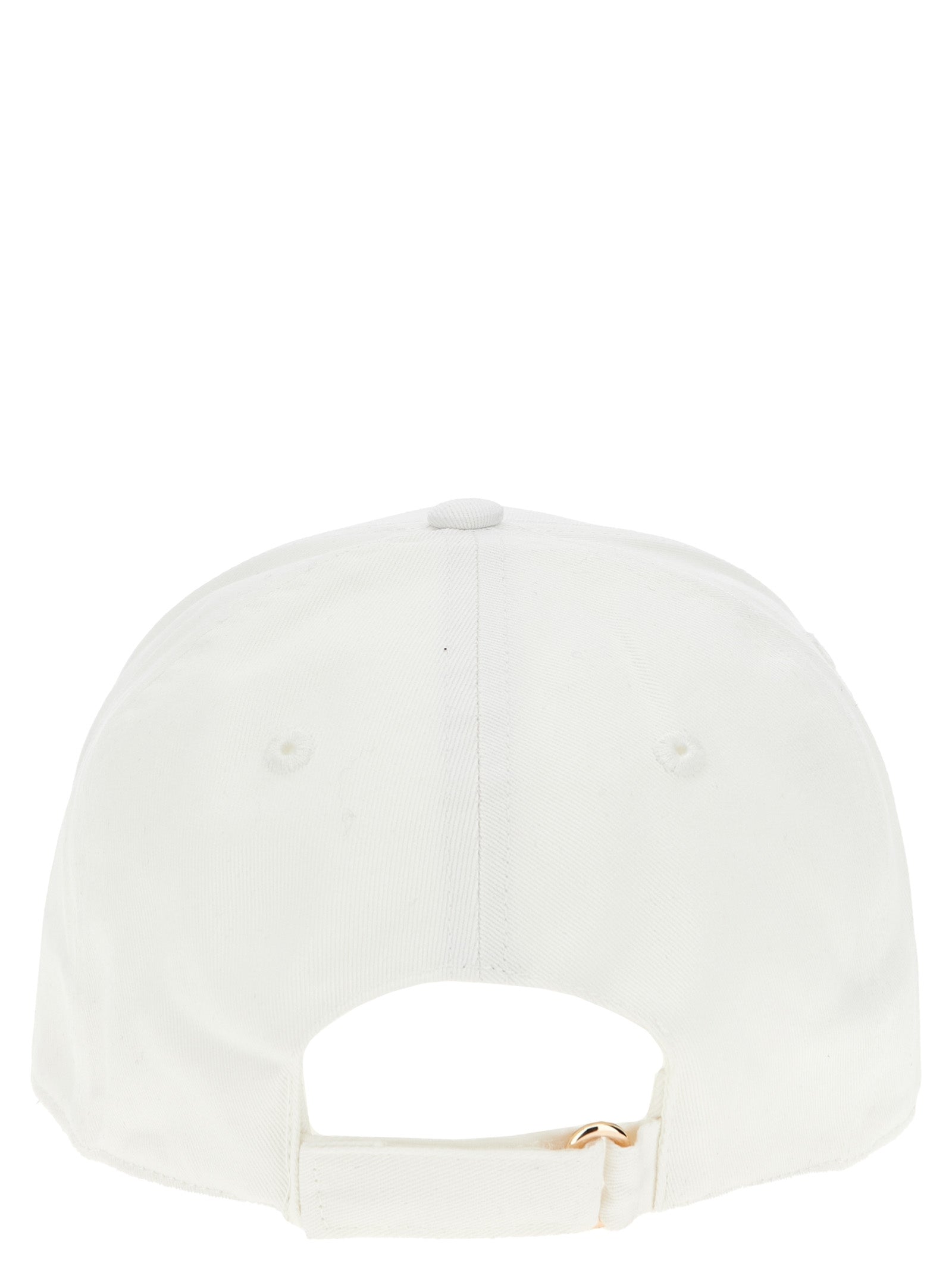 Ballantyne White Cotton Cap (Baseball Hat)