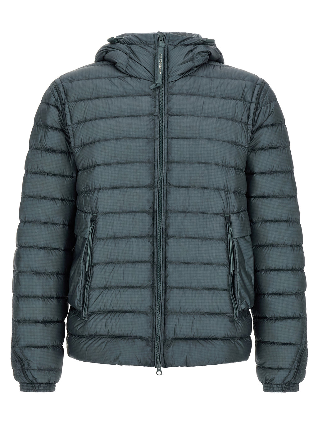 C.P. Company Blue Polyamide Full-Length Jacket