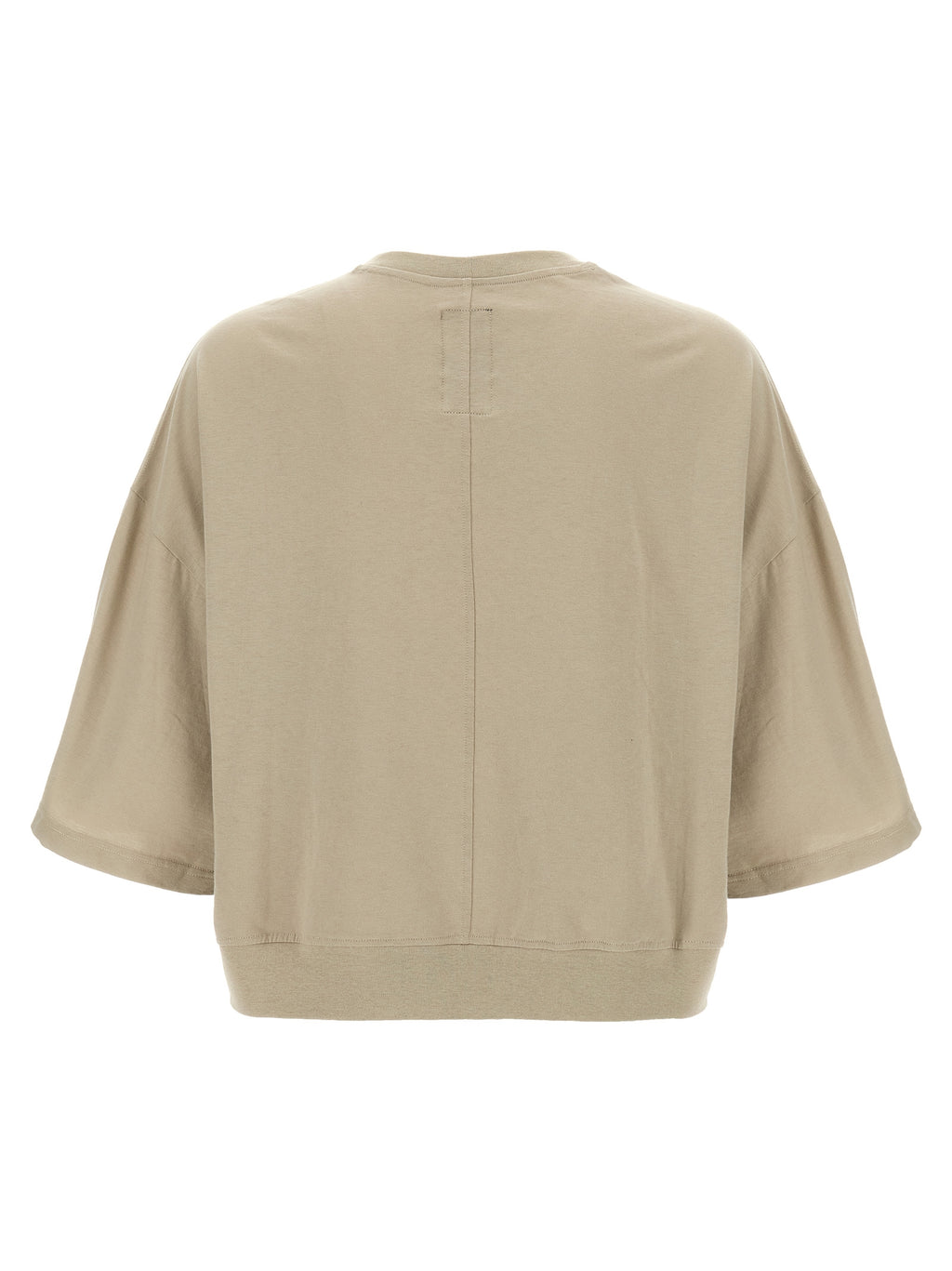 Rick Owens Gray Cotton T-Shirt