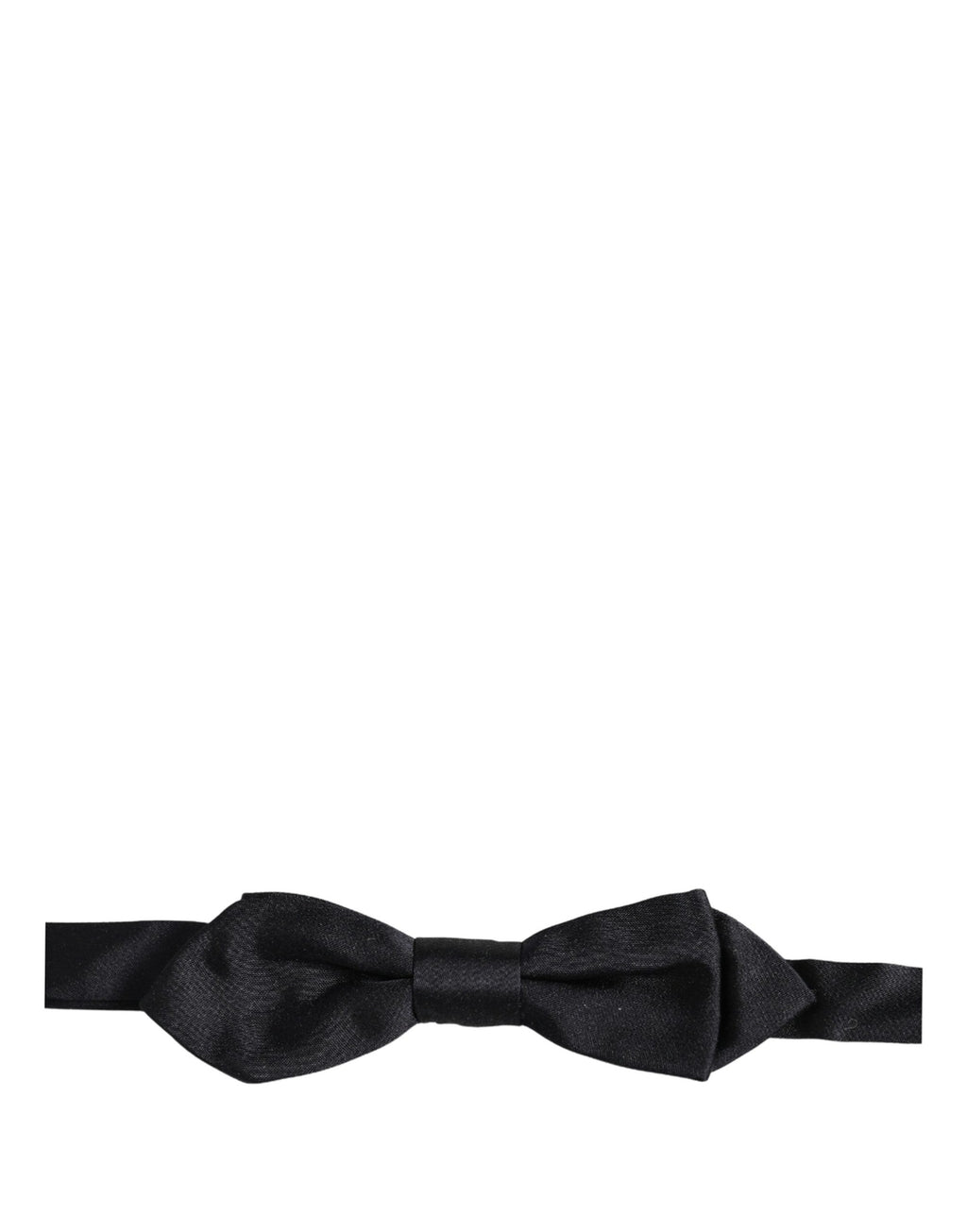 Dolce & Gabbana Men Black 100% Silk Adjustable Neck Papillon Bow Tie