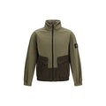 Stone Island Bicolor Cotton Shell Jacket
