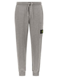 Stone Island Gray Cotton Joggers (Workout Pants)