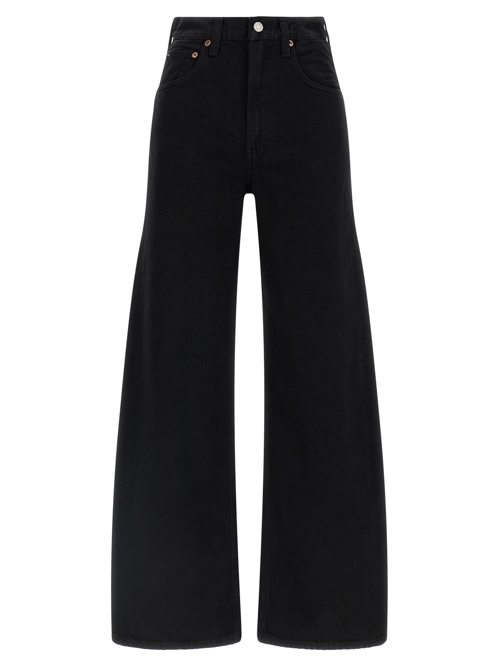 Agolde Black Cotton Jeans Denim