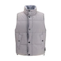 Stone Island Gray Goose Down Full-Length Jacket