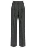 The Andamane Gray Polyester Dress Pants